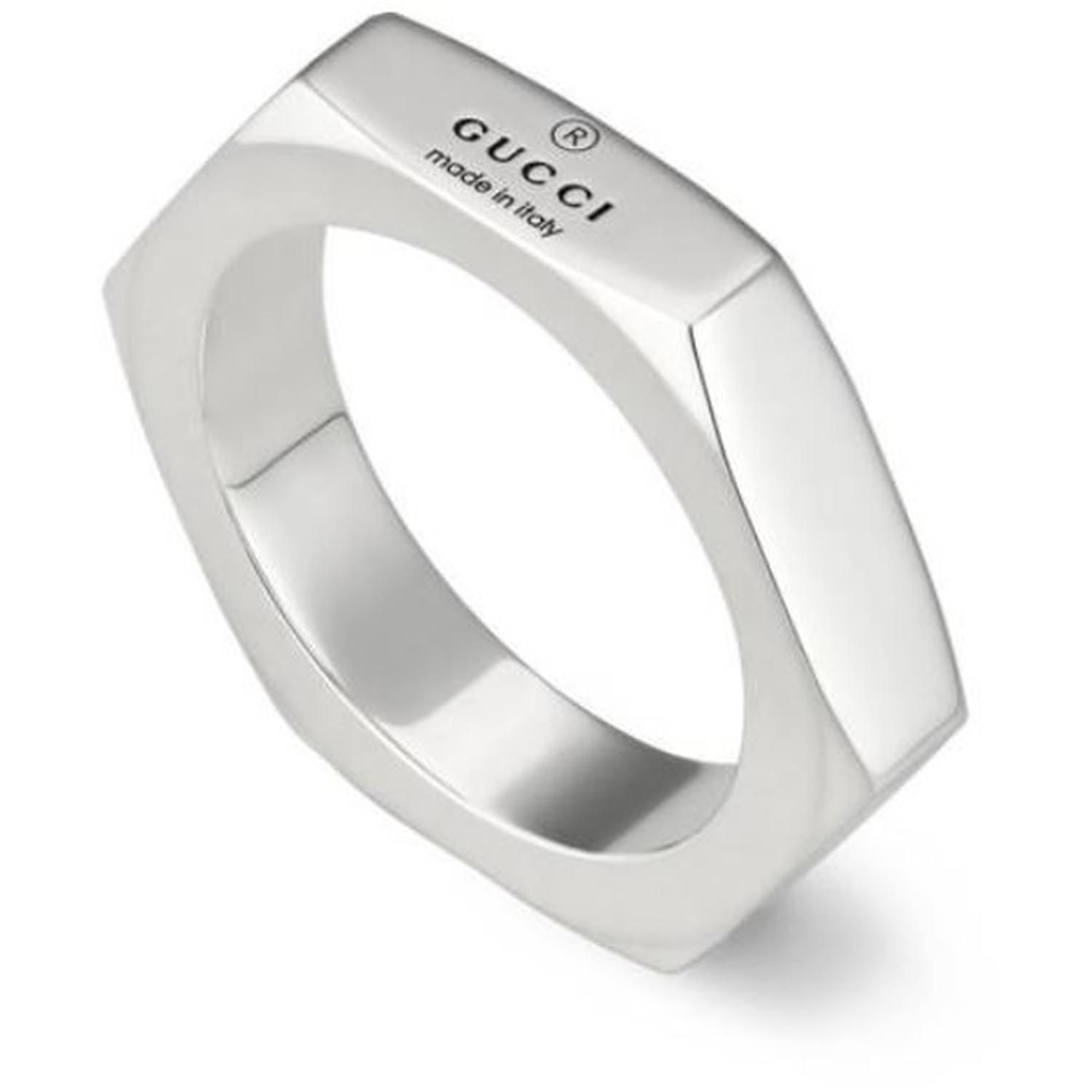 Gucci - YBC782839001 - Trademark Ring in sterling silver with  trademark