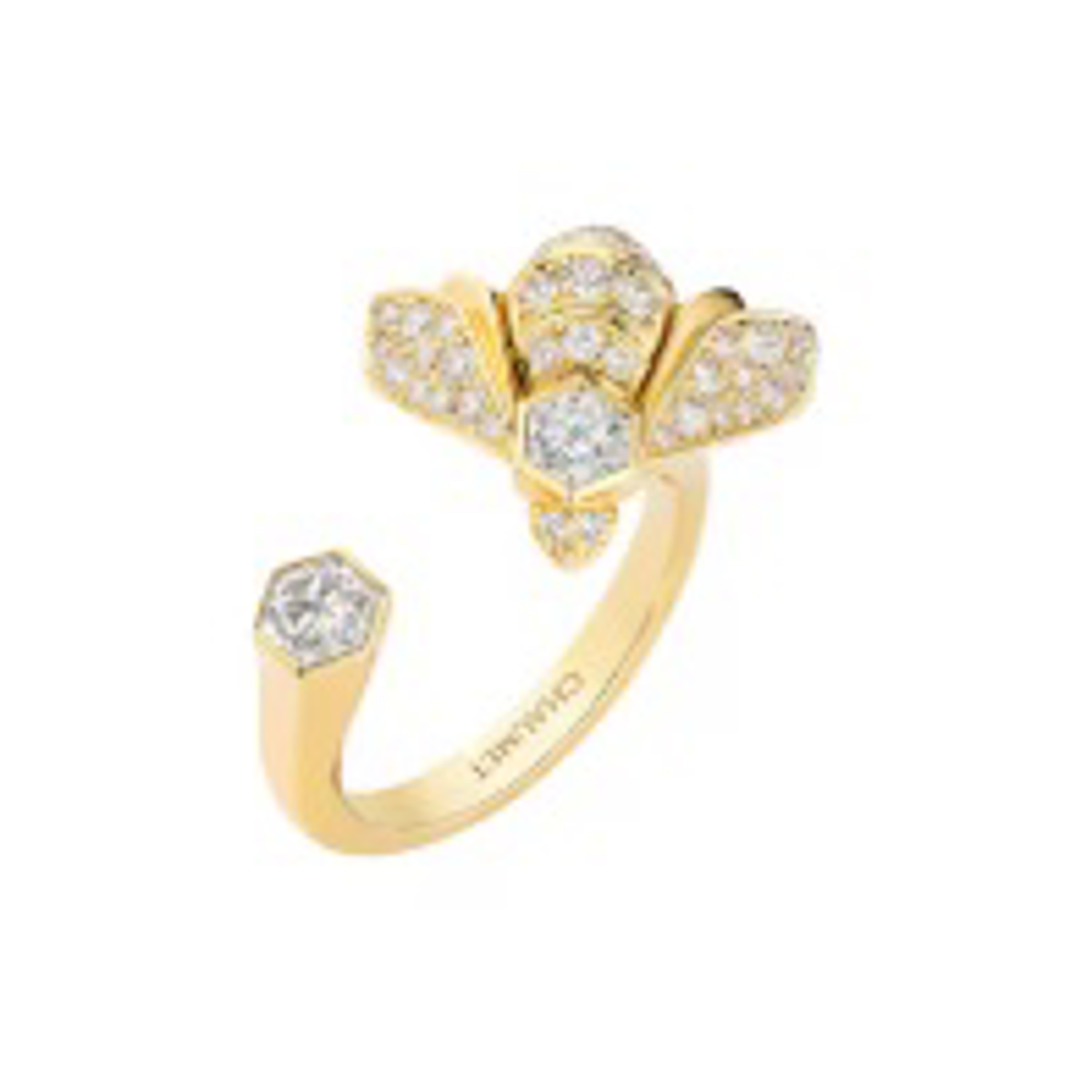 CHAUMET - 085065 - Bee Ring Yellow Gold, Diamonds