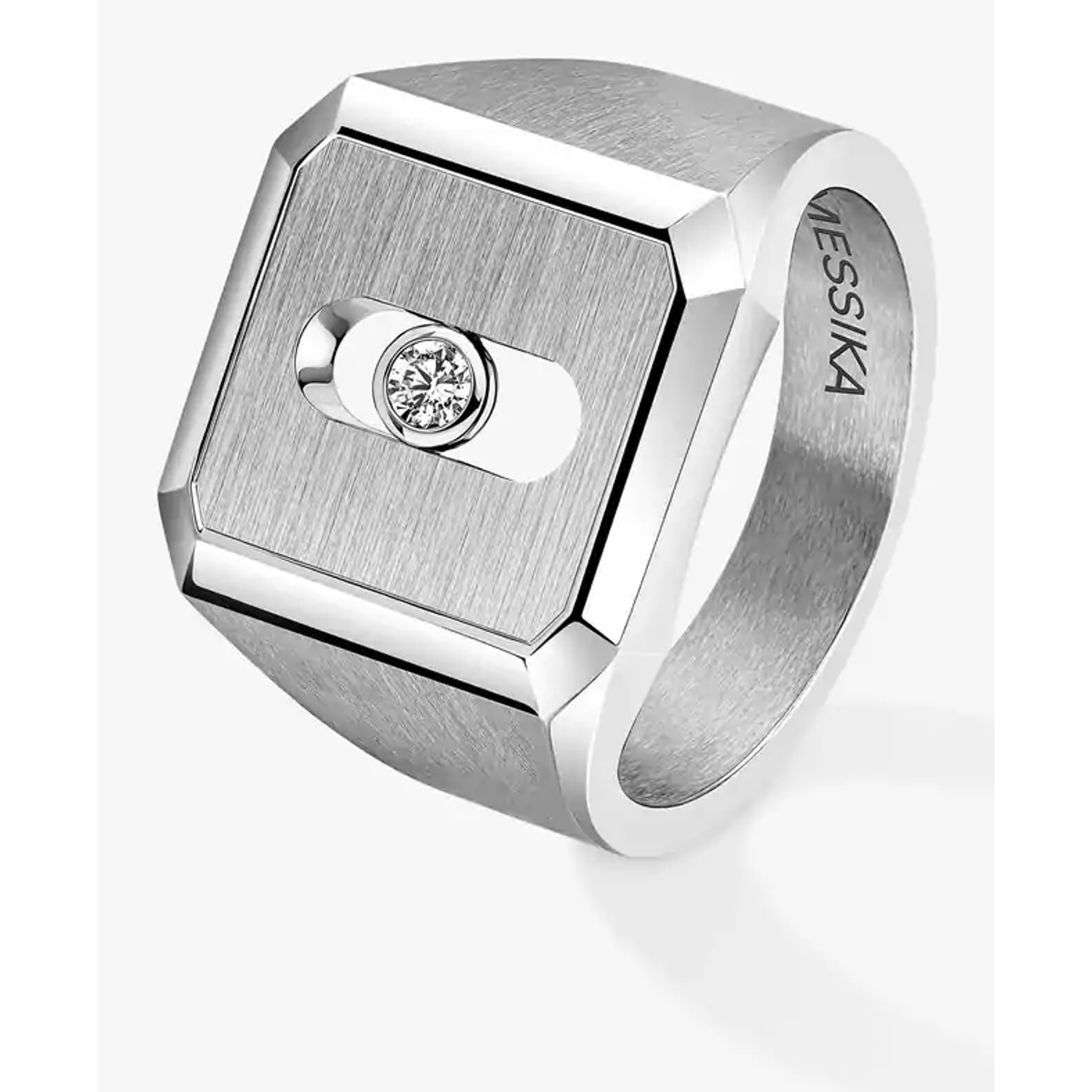 MESSIKA - 13771-TN - Chevalier Move Titanium Natural Ring
