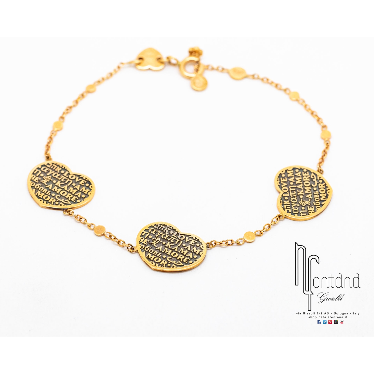 PASQUALE BRUNI - 13999RN - "PINKARMA" bracelet in 18kt rose gold