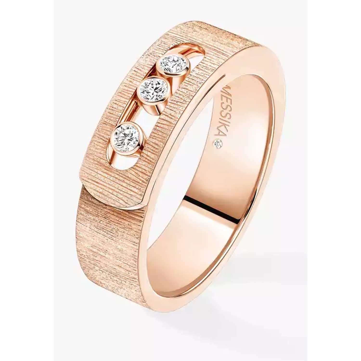 MESSIKA - 14482-PG - Move Noa Ciselé Ring Rose Gold Diamond