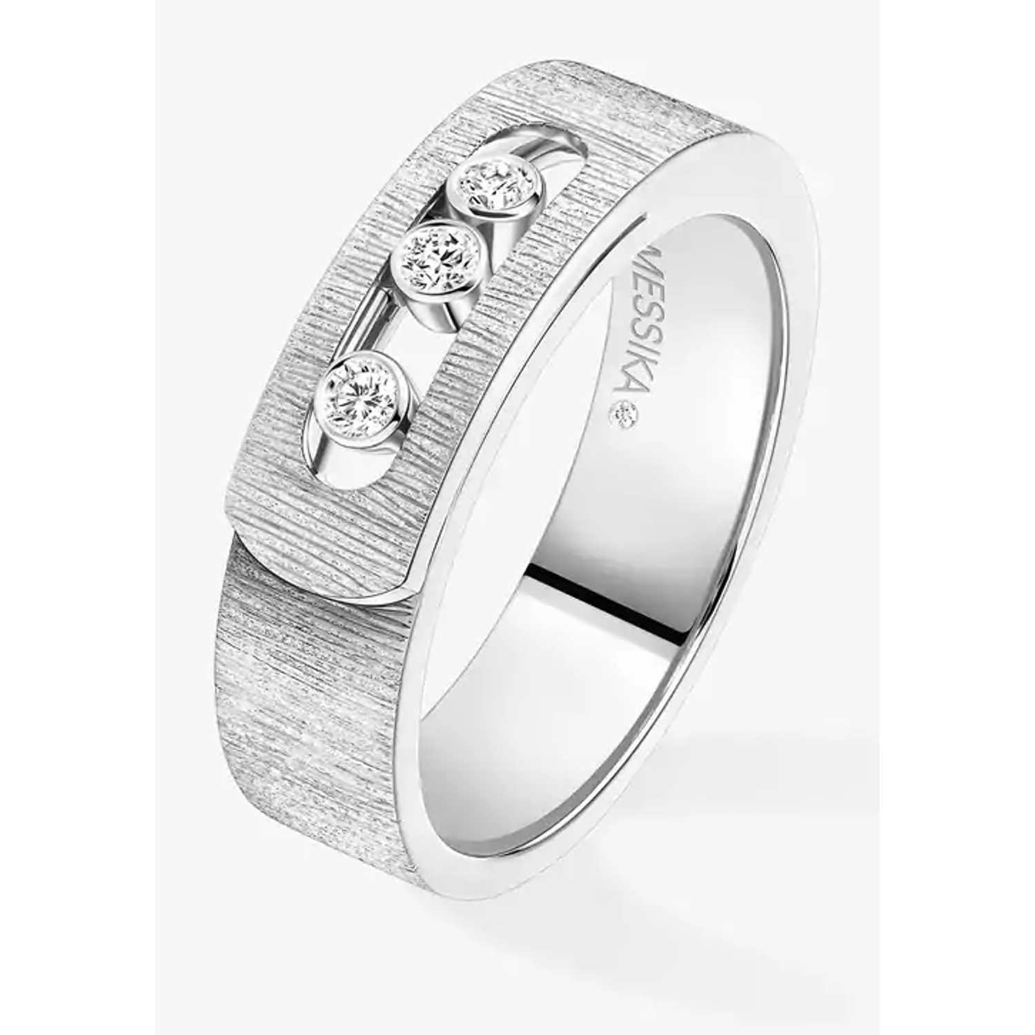 MESSIKA - 14482-WG - Move Noa Ciselé Ring White Gold Diamond