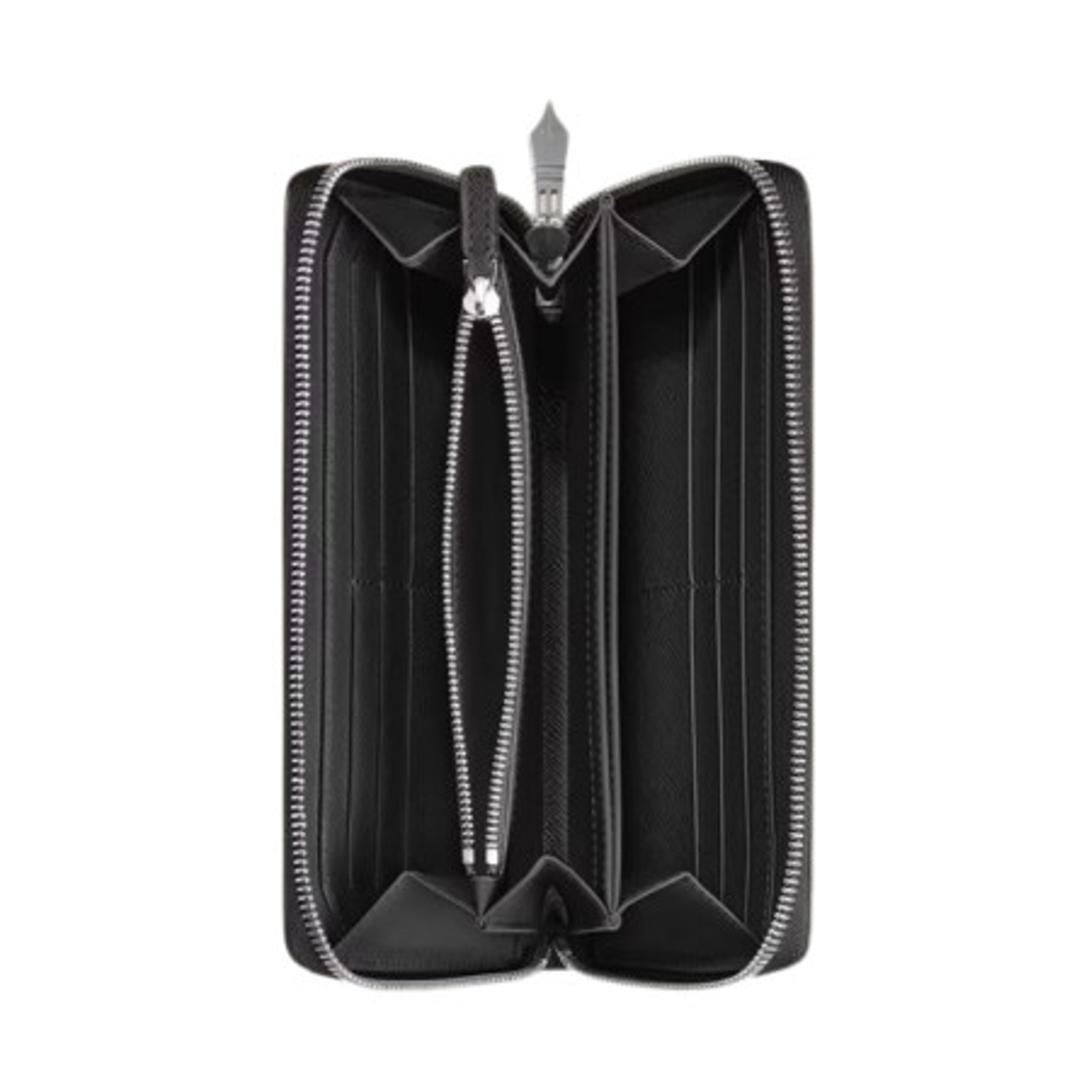 MONT BLANC - 220363 - 12-pocket black tailored wallet