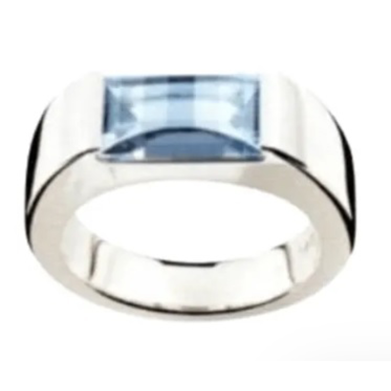 MONT BLANC - 36237 - Women's sterling silver and topaz ring
