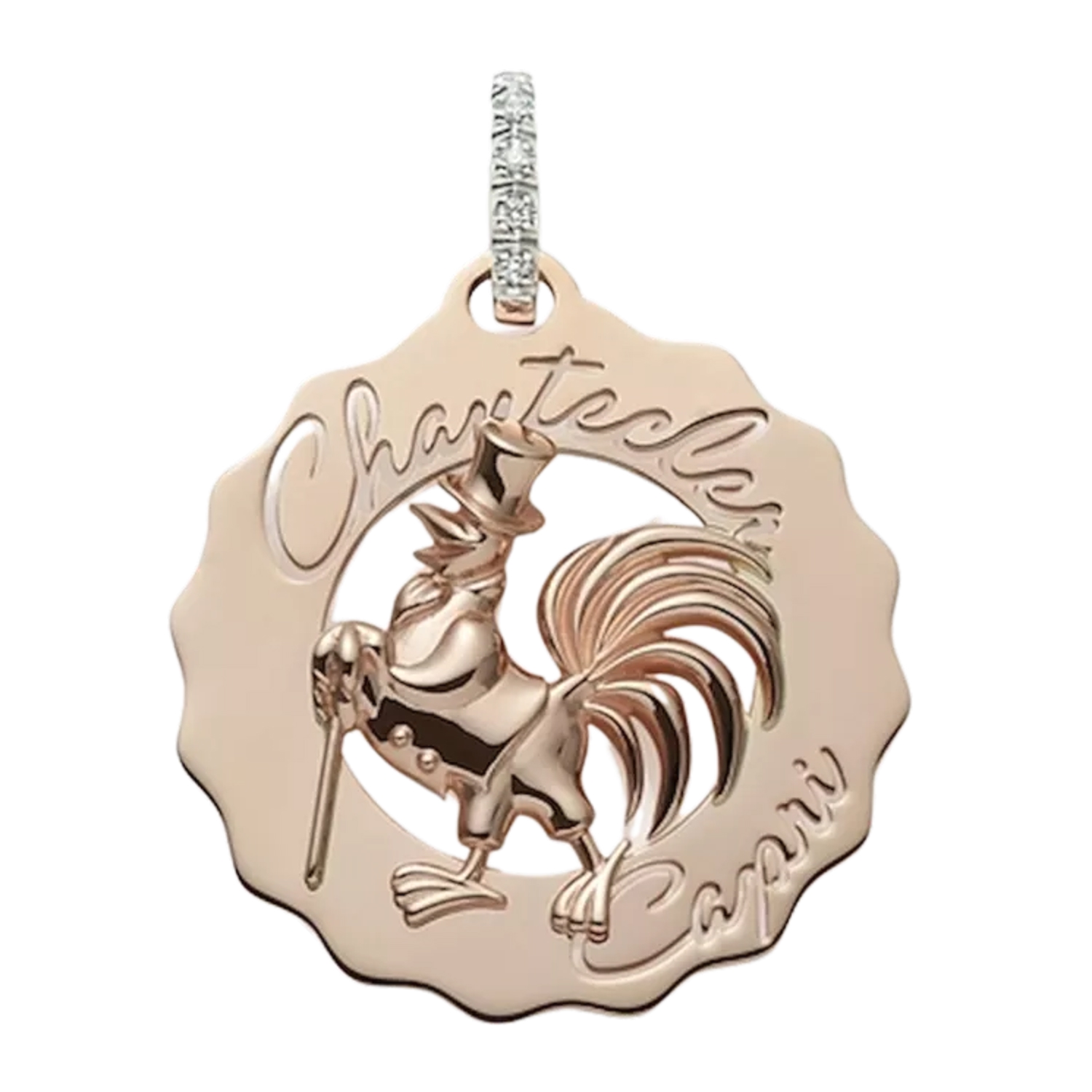 CHANTECLER - C.38056 - Rose Gold Logo Pendant