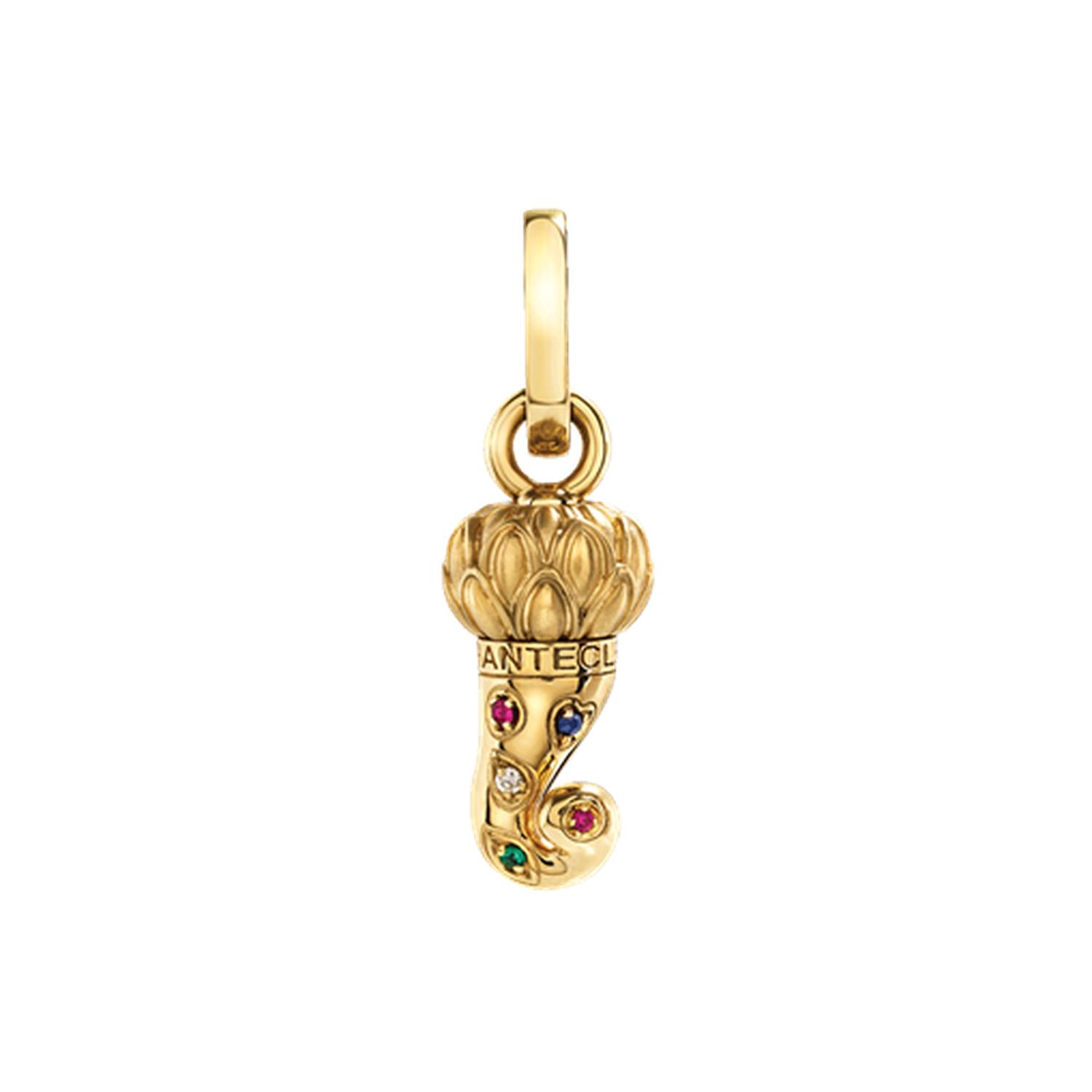 CHANTECLER - C.43705 - Gold Horn Pendant