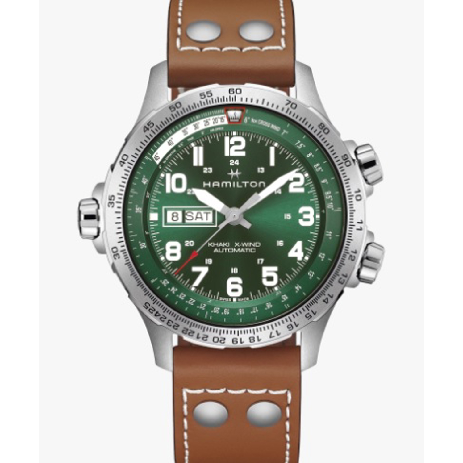 HAMILTON - H77735560 - Khaki Aviation

X-Wind Day Date Auto