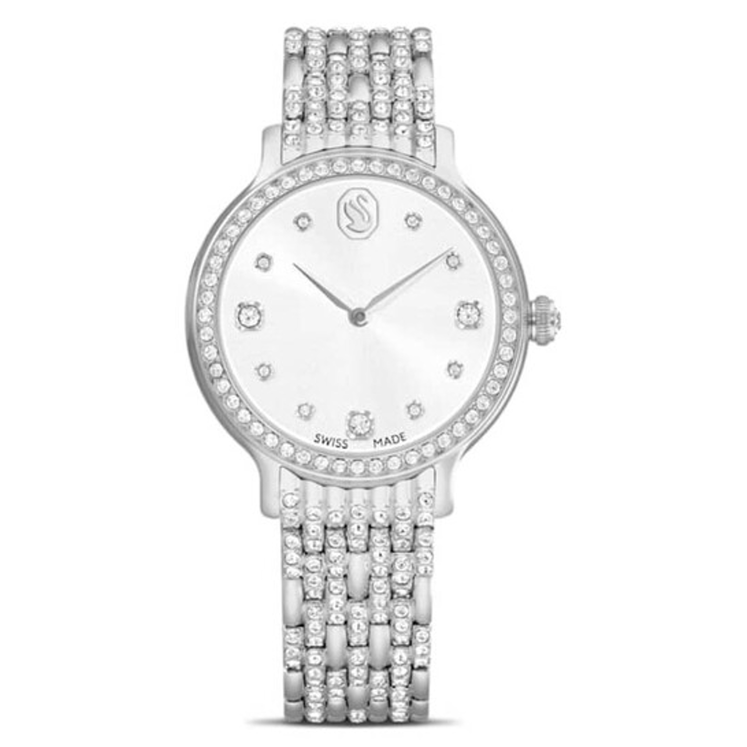 SWAROVSKI - SW5693634 - Imber Quartz Crystal Silver Dial Women's Watch