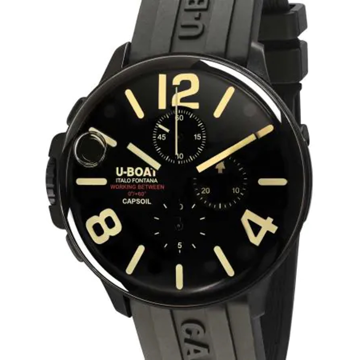 U-BOAT - U.8109/E - U-Boat 8109/F Capsoil Chronograph DLC Men's Watch 45mm