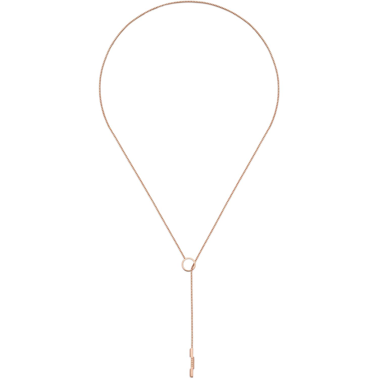 GUCCI - YBB662110002 - Oro rosa 18kt - Link to love necklace in 18kt pink gold