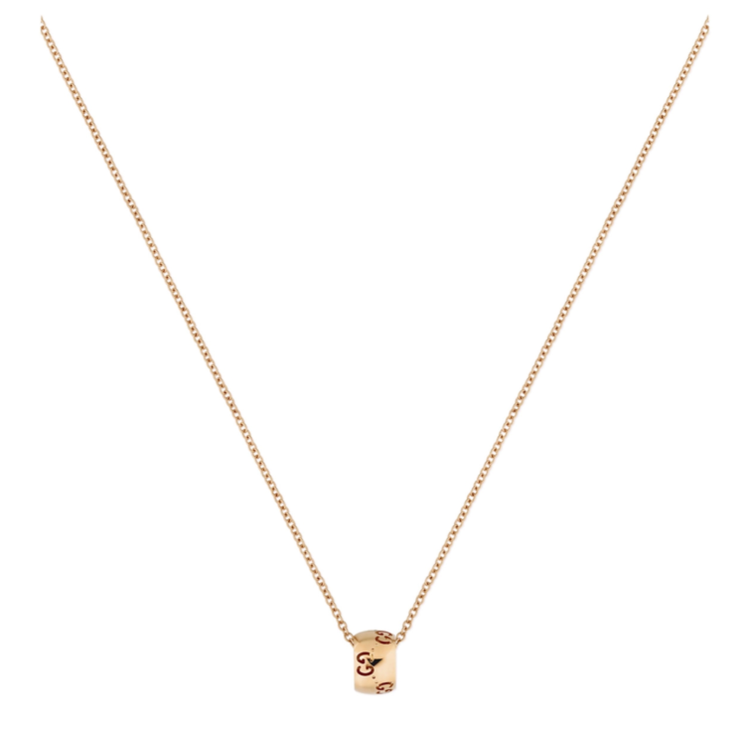 GUCCI - YBB804368002 - Icon Necklace in 18-karat rose gold