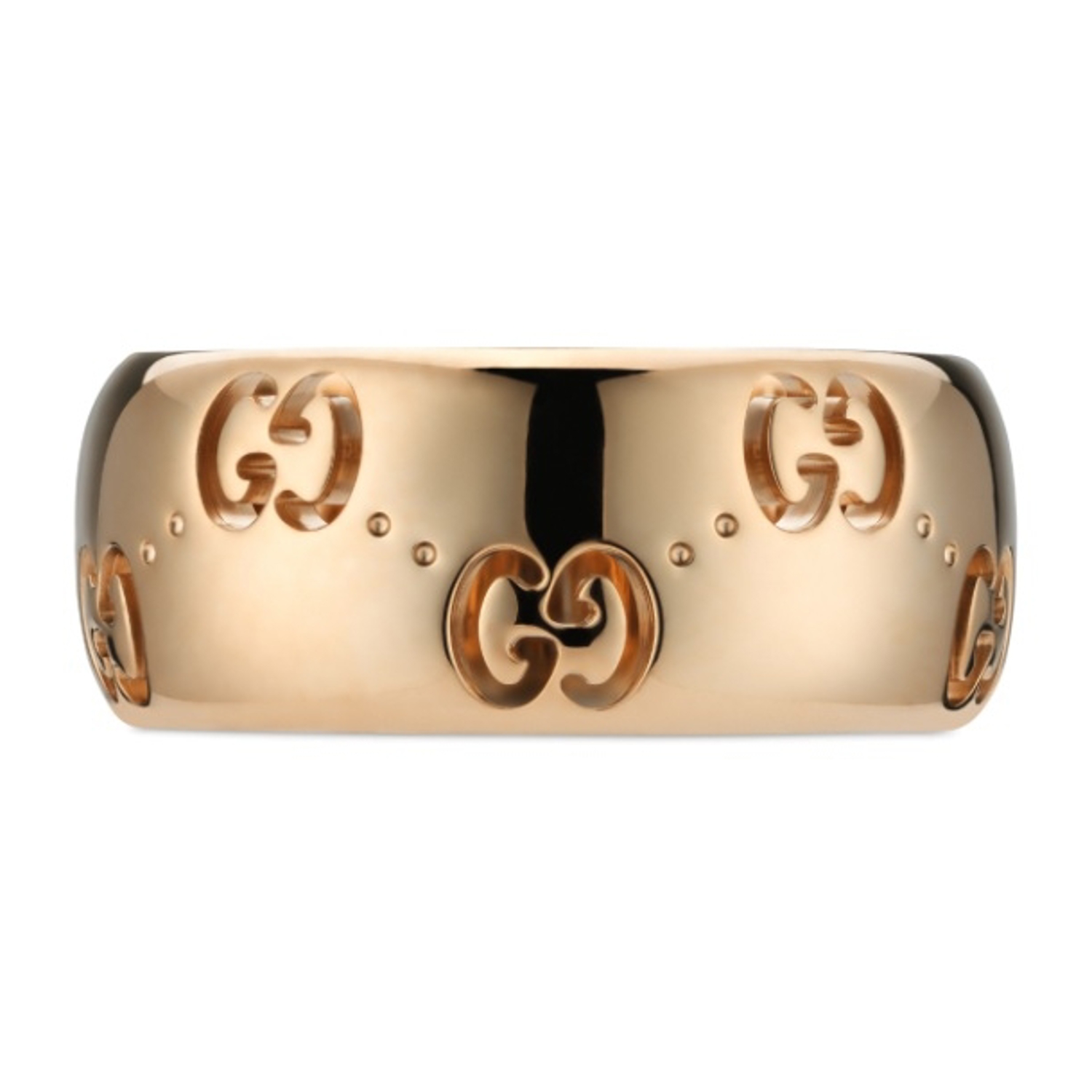 GUCCI - YBC804329002 - Gucci Icon ring in yellow gold with diamonds