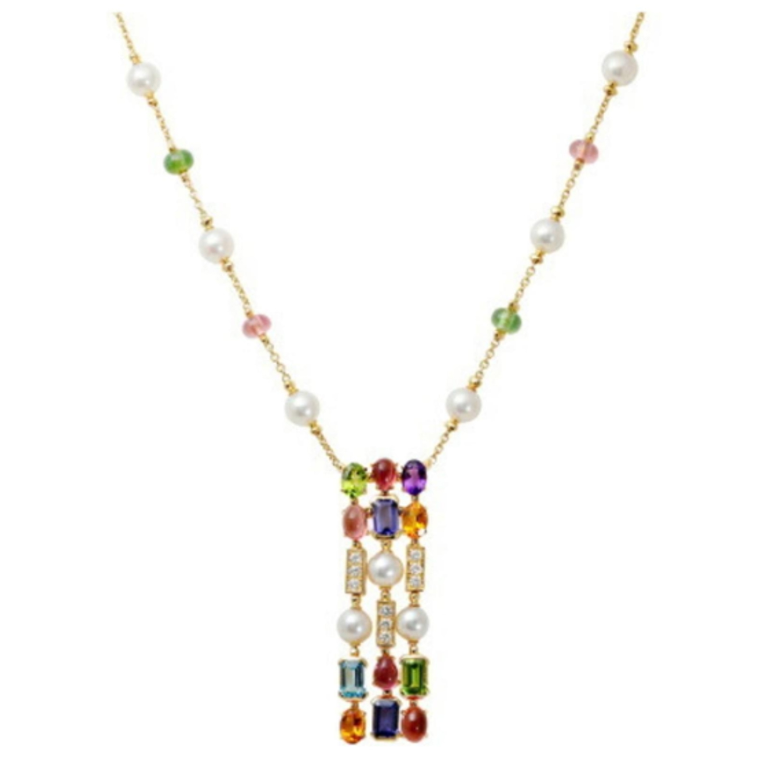 BULGARI - 1508167 - Bvlgari Allegra Multicolor K18YG Yellow Gold Necklace