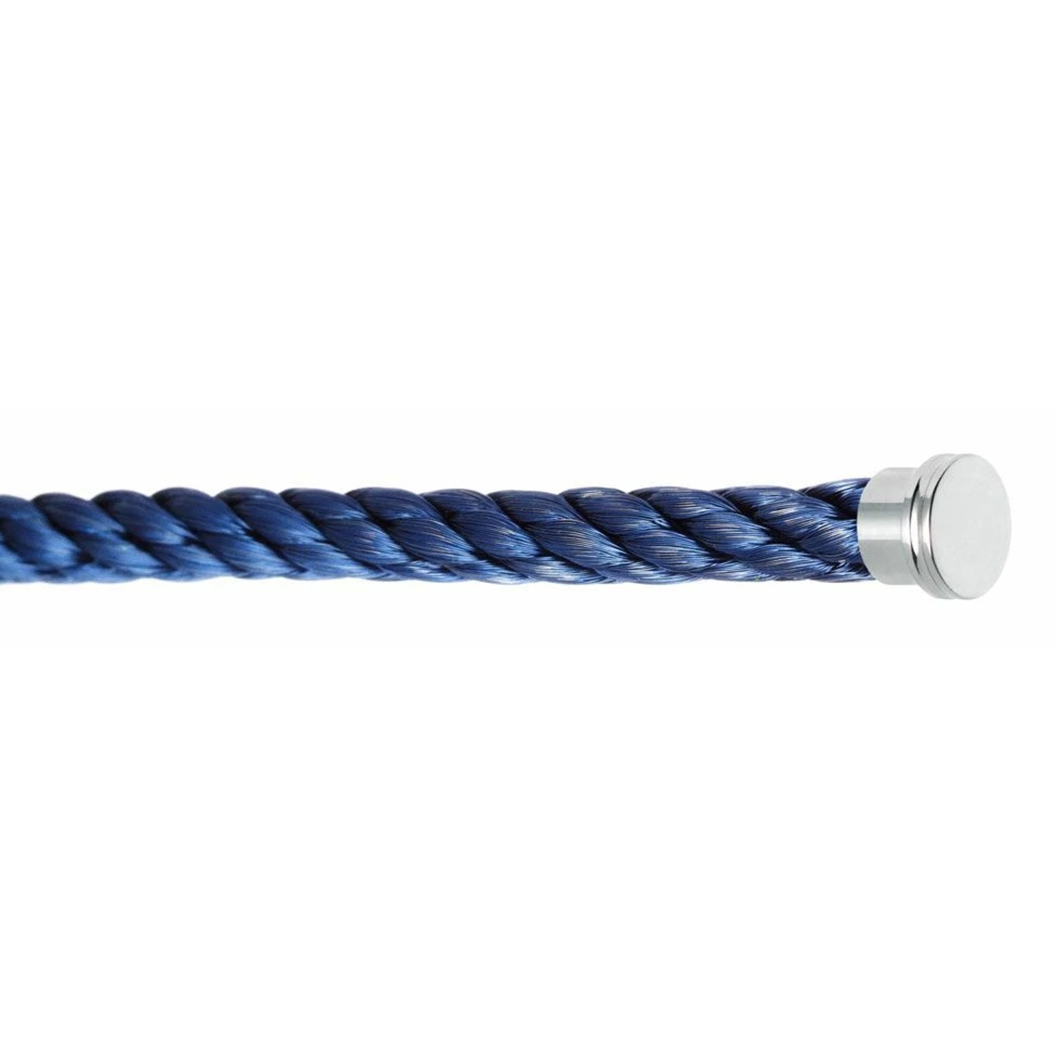 FRED - 6B0195 - Interchangeable double-wrap cable, large model, blue jeans steel, steel terminals