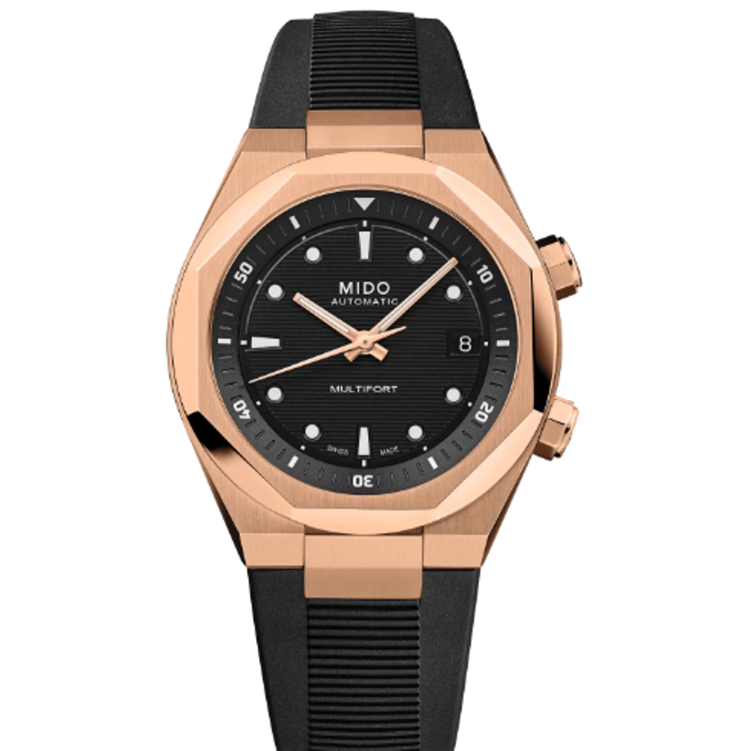 MIDO - M047.507.37.051.00 - Multifort 8 Two Crowns model watch